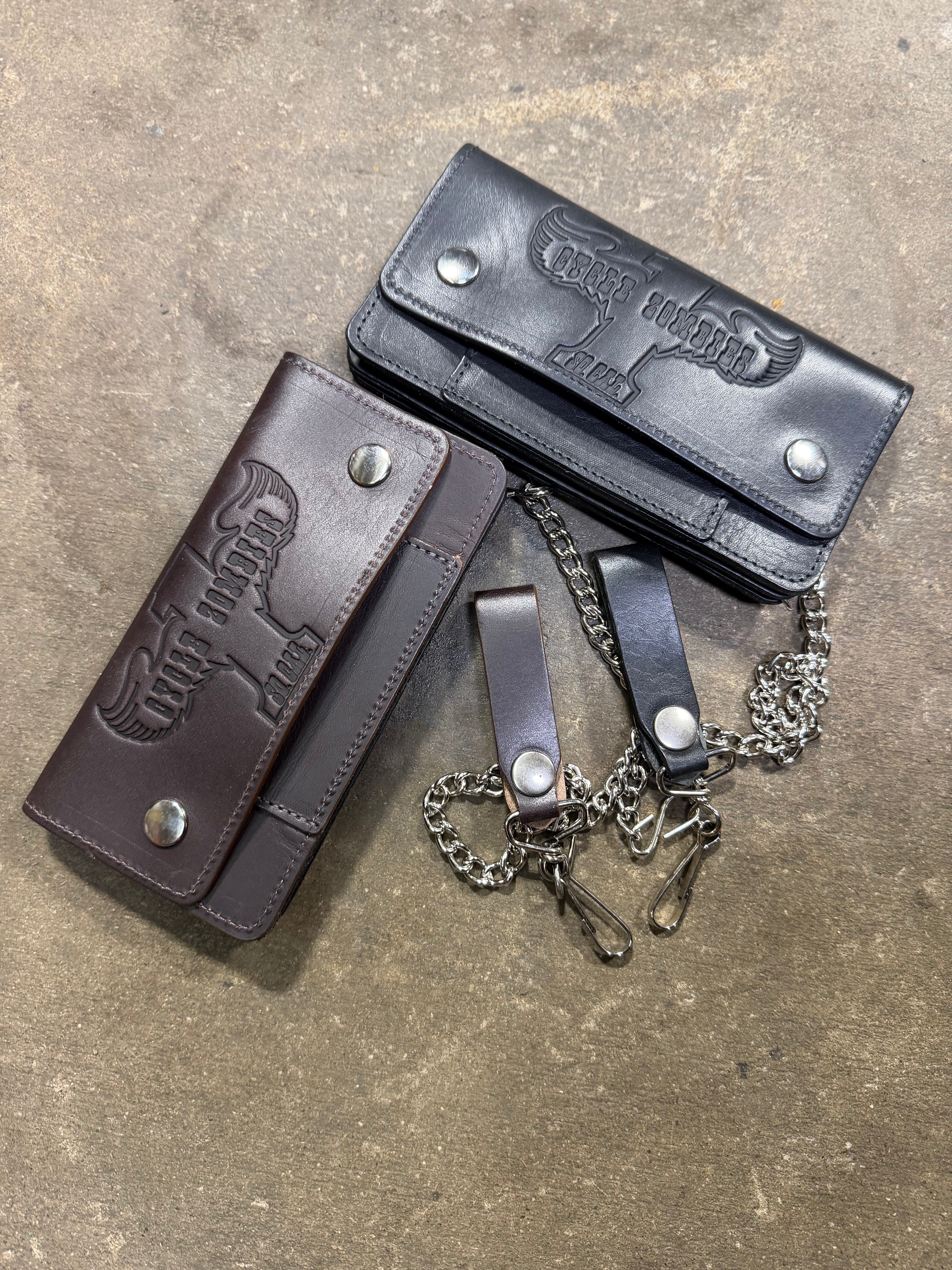 Leather Chain Wallet | Cycle Zombies