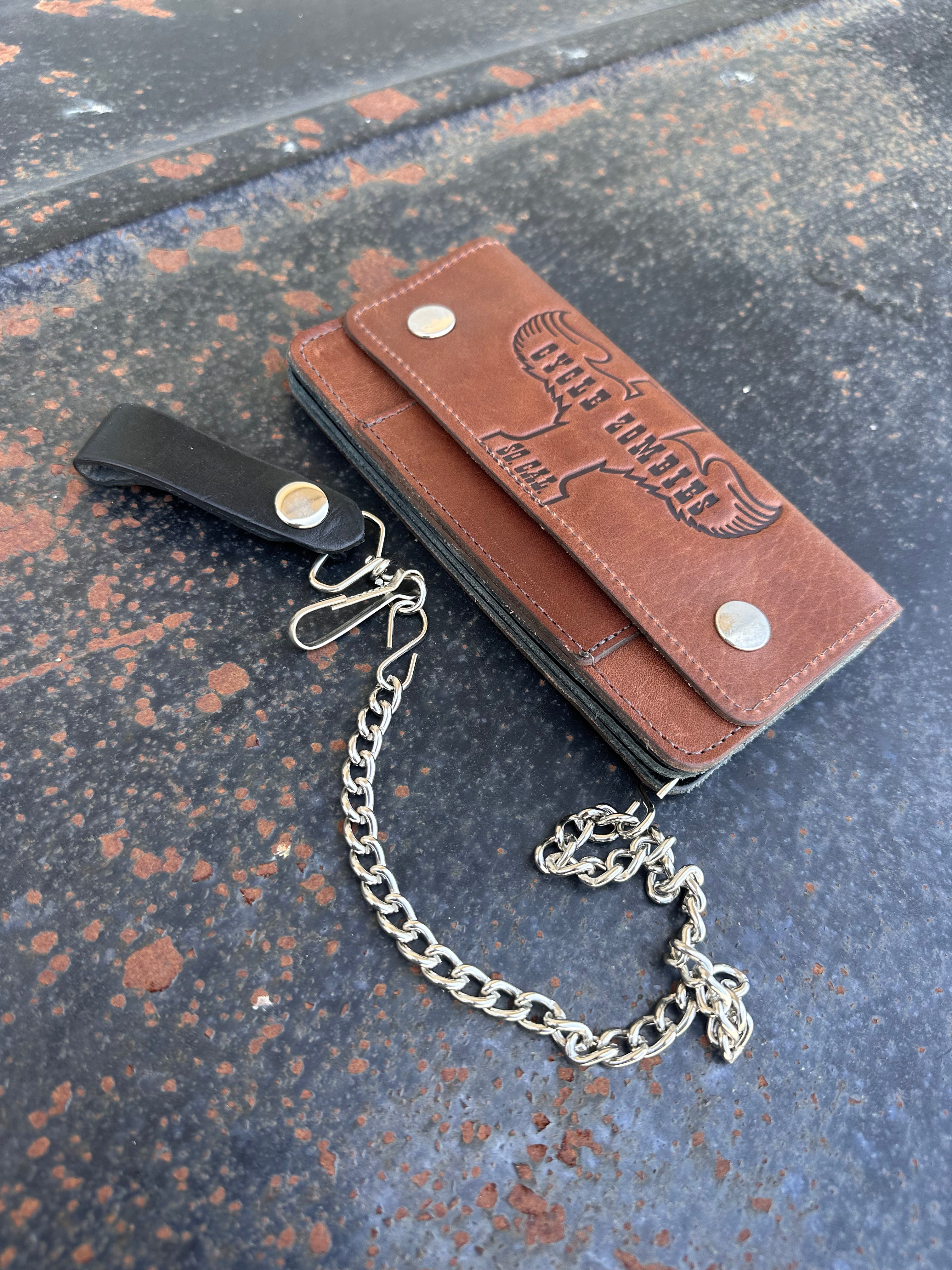 Leather Chain Wallet | Cycle Zombies