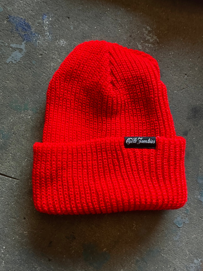 Script Label Beanie