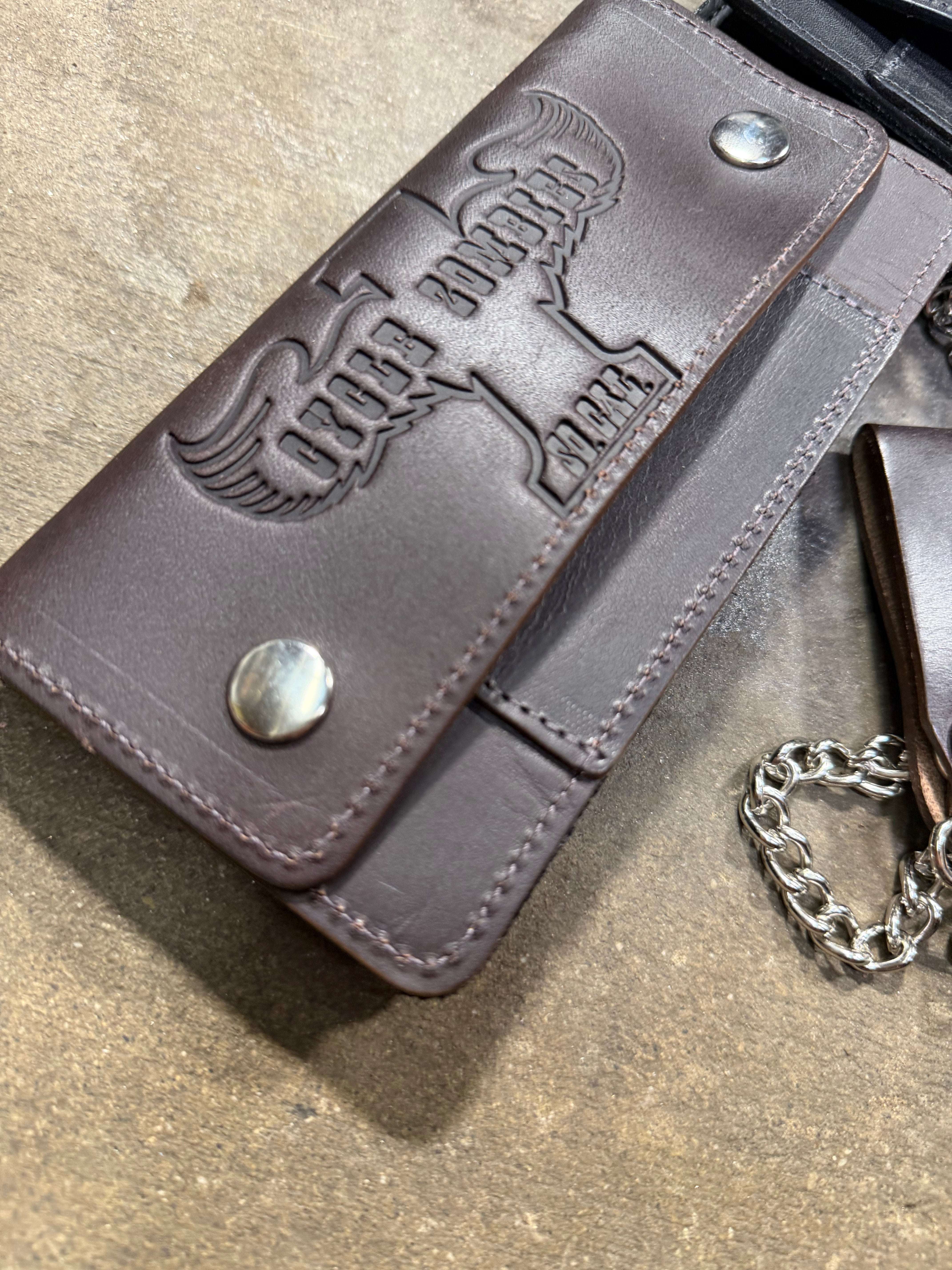 Leather Chain Wallet | Cycle Zombies
