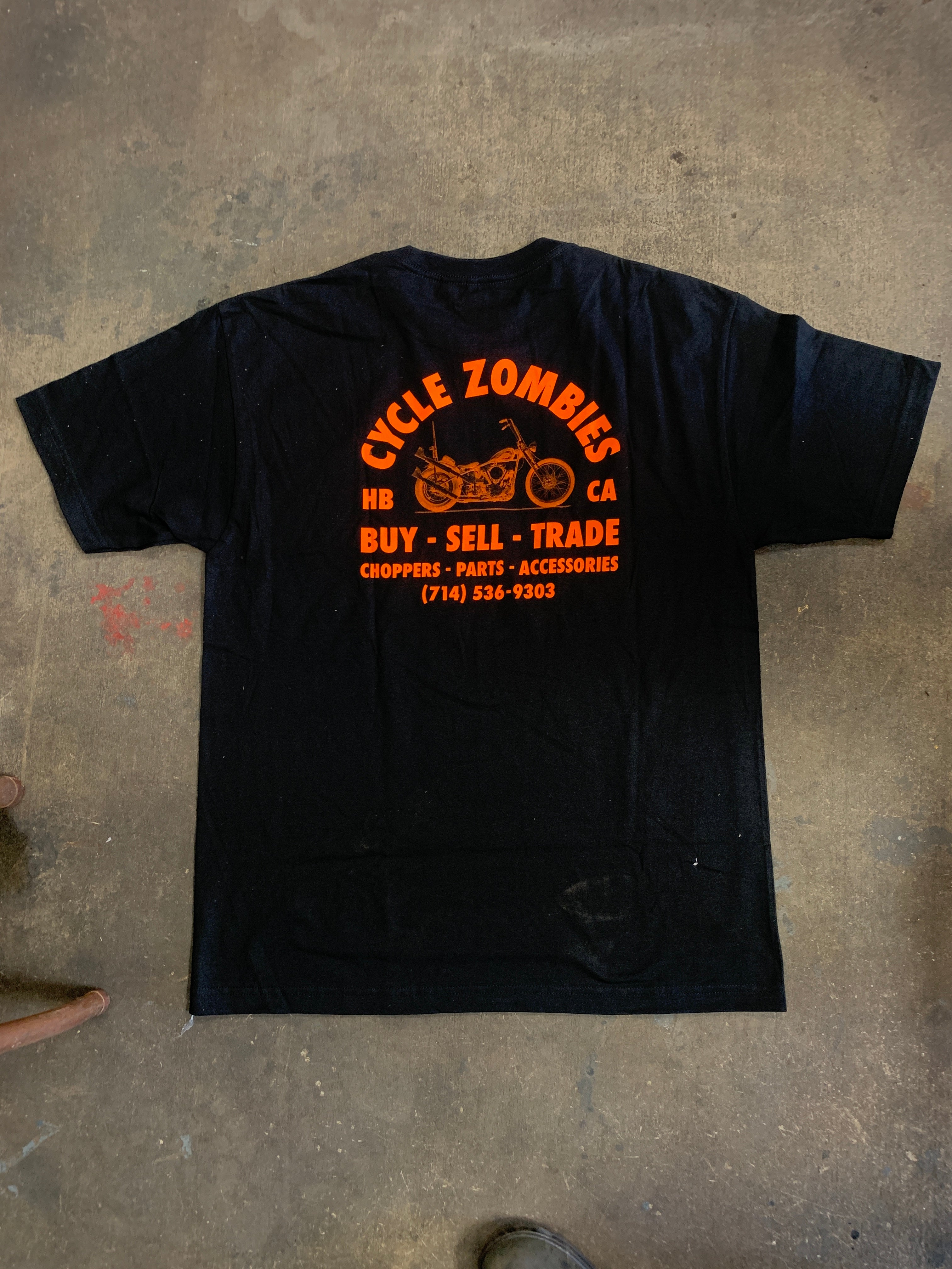 Cycle Zombies ステンシル　ミリタリーシャツ 2517-1.jpg