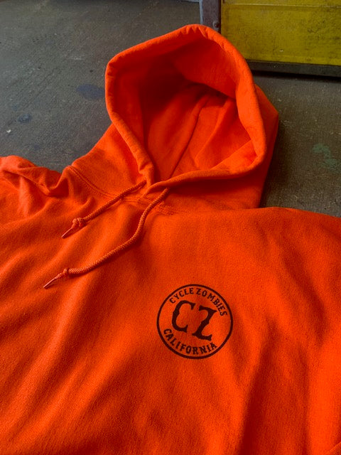 CA Pullover Hoodie Sweatshirt | Cycle Zombies